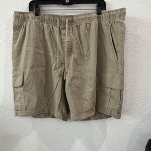 George Pull-On Khaki Cargo Shorts